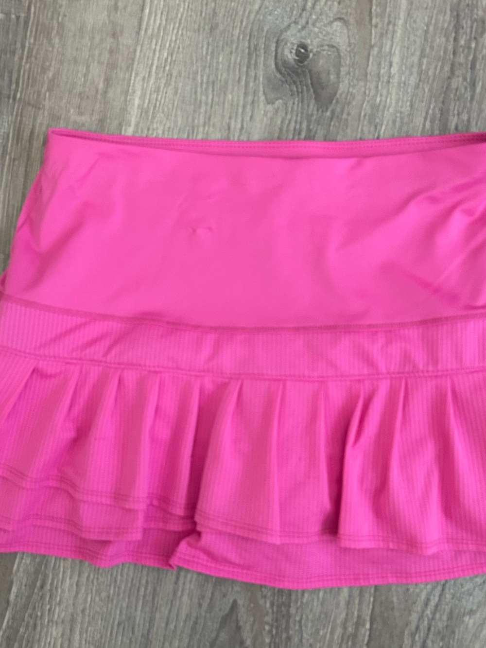 Lucky in Love Hot Pink Ruffled Skater Skirt